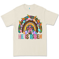 Bone He Is Risen Rainbow Premium Tee - BundleAndBundleShop