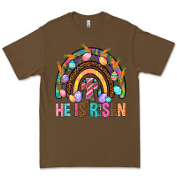 Cacao He Is Risen Rainbow Premium Tee - BundleAndBundleShop