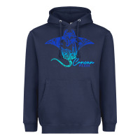 Navy Cancun Sea Stingray Mexico Matching Family Vacatio Heavyweight Hoodie - tuanDangUi