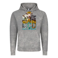 Cloud Rock Obsessive Cow Disorder with Cows Vintage Hoodie - texasbilliewilder