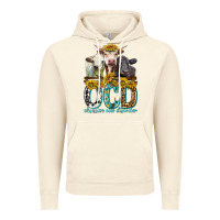 Vintage Artic Obsessive Cow Disorder with Cows Vintage Hoodie - texasbilliewilder