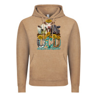 Vintage Coffee Obsessive Cow Disorder with Cows Vintage Hoodie - texasbilliewilder