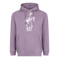 Lavender ray lamontagne   white stencil 1 Heavyweight Hoodie - tuanDangUi