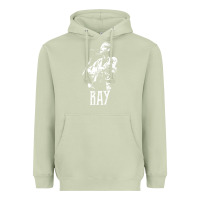 Matcha ray lamontagne   white stencil 1 Heavyweight Hoodie - tuanDangUi