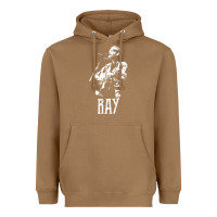 Toasted Coconut ray lamontagne   white stencil 1 Heavyweight Hoodie - tuanDangUi