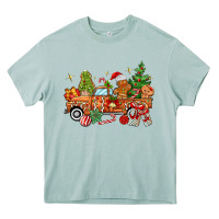 Arona christmas gingerbread truck Heavy Core Tee - MaliasSmallBusiness