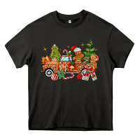 Asphalt christmas gingerbread truck Heavy Core Tee - MaliasSmallBusiness