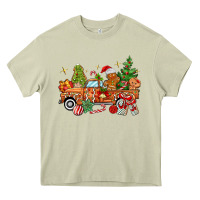 Mossy christmas gingerbread truck Heavy Core Tee - MaliasSmallBusiness
