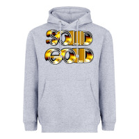 Heather Grey solid gold 1980s tv show pop music Heavyweight Hoodie - tuanDangUi