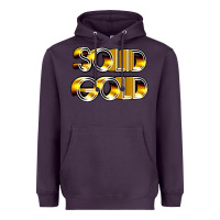 Plum solid gold 1980s tv show pop music Heavyweight Hoodie - tuanDangUi