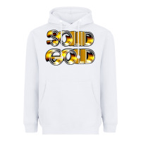 White solid gold 1980s tv show pop music Heavyweight Hoodie - tuanDangUi