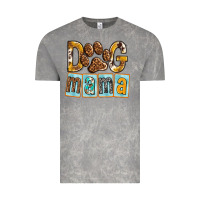 Cloud Rock Dog Mama with Paw Vintage Tee - texasbilliewilder