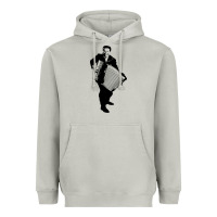 Moon Dust lawrence welk   no name   the black stencil Heavyweight Hoodie - tuanDangUi