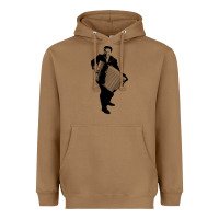 Toasted Coconut lawrence welk   no name   the black stencil Heavyweight Hoodie - tuanDangUi