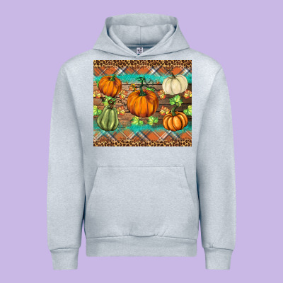 Fall Pumpkin Urban Hoodie Designed By Barkaloodesign