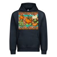 Navy fall pumpkin Urban Hoodie - BarkalooDesign