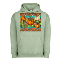 Pigment Oil Green fall pumpkin Urban Hoodie - BarkalooDesign