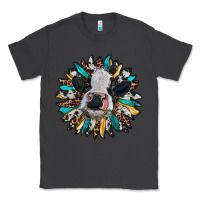 Smoke baby cow with sunflower Classic Tee - RanaPortraitStore