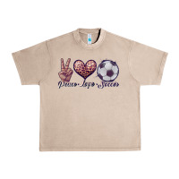 French Oak peace love soccer Urban Heavy Tee - JahusDesignShop