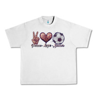Lunar Rock peace love soccer Urban Heavy Tee - JahusDesignShop