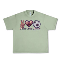 Oil Green peace love soccer Urban Heavy Tee - JahusDesignShop