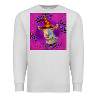 Dove Grey Halloween Saanen Goat Premium Sweatshirt - LillyAllenDesigns