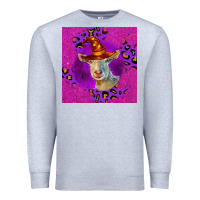 Heather Grey Halloween Saanen Goat Premium Sweatshirt - LillyAllenDesigns