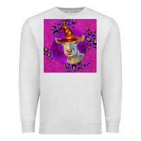 Oatmeal Heather Halloween Saanen Goat Premium Sweatshirt - LillyAllenDesigns