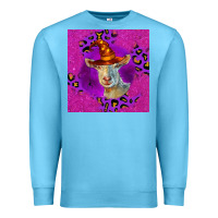 Ocean Blue Halloween Saanen Goat Premium Sweatshirt - LillyAllenDesigns