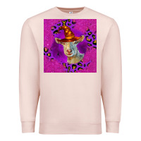 Pale Pink Halloween Saanen Goat Premium Sweatshirt - LillyAllenDesigns