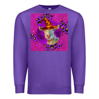 Purple Halloween Saanen Goat Premium Sweatshirt - LillyAllenDesigns