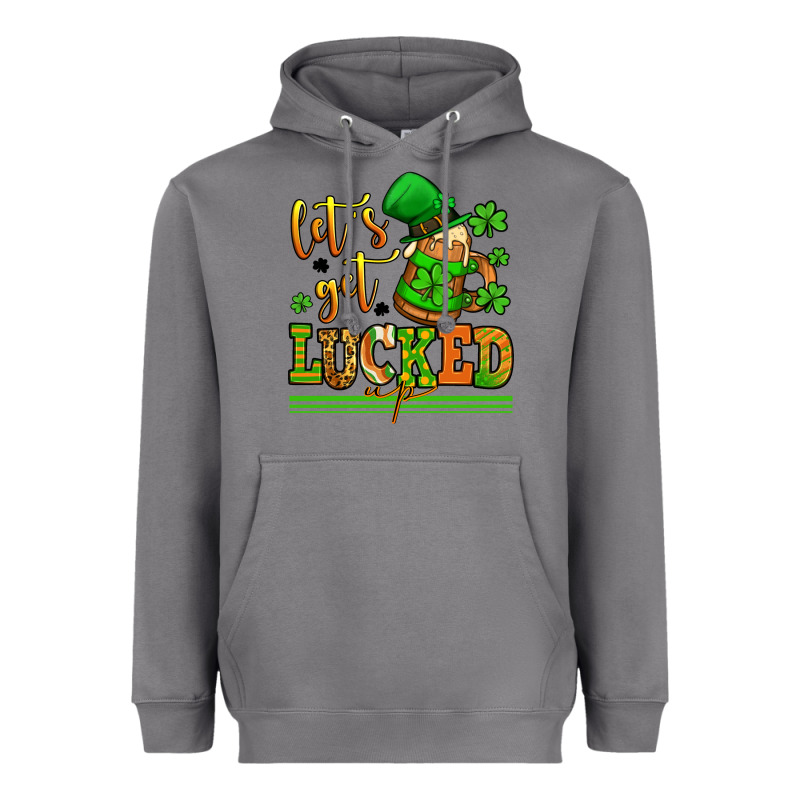Lets Get Lucked Up St Patricks Heavyweight Hoodie by LillyAllenDesigns | Teevron