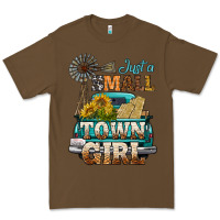 Cacao Just A Small Town Girl Windmill Premium Tee - BundleAndBundleShop