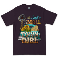 Plum Just A Small Town Girl Windmill Premium Tee - BundleAndBundleShop