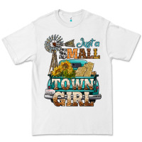 White Just A Small Town Girl Windmill Premium Tee - BundleAndBundleShop
