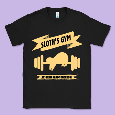 Sloth S Gym Classic Tee Designed By Bettercallsaul