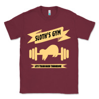 Burgundy Sloth s Gym Classic Tee - Bettercallsaul