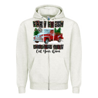 Farm Fresh Christmas Trees Cut Your Own Zipper Hoodie | Teevron