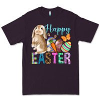 Plum Happy Easter Bunny Premium Tee - BundleAndBundleShop
