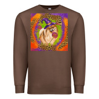 Chestnut Halloween Pomeranian Dog Premium Sweatshirt - LillyAllenDesigns