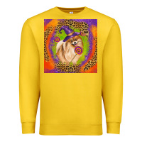 Lemon Halloween Pomeranian Dog Premium Sweatshirt - LillyAllenDesigns