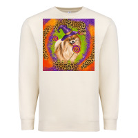 Sandshell Halloween Pomeranian Dog Premium Sweatshirt - LillyAllenDesigns