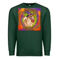 Sports Green Halloween Pomeranian Dog Premium Sweatshirt - LillyAllenDesigns