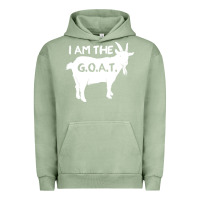 Pigment Oil Green i am the g.o.a.t. greatest of all time athletics g Urban Hoodie - tuanDangUi