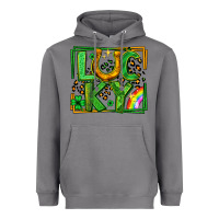Storm lucky horseshoe st patricks day leopard frame Heavyweight Hoodie - LillyAllenDesigns