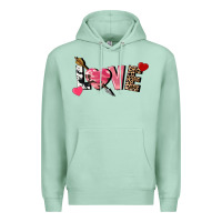 Seafoam love valentine's day Premium Hoodie - FaDigitalArtStudio