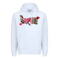 White love valentine's day Premium Hoodie - FaDigitalArtStudio