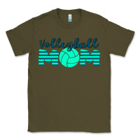Army Green Volleyball Mom Classic Tee - Bettercallsaul