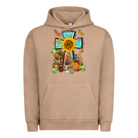 Pigment Burro western thankful cross pumpkin Urban Hoodie - BarkalooDesign