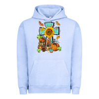 Pigment Grape Ice western thankful cross pumpkin Urban Hoodie - BarkalooDesign
